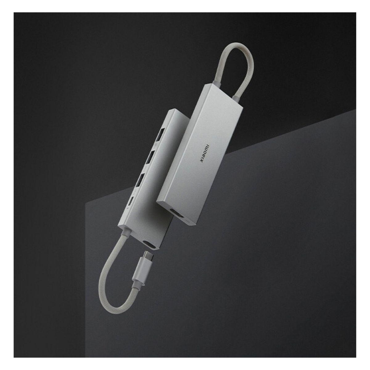 Xiaomi Adaptador Multipuerto Docking Station Tipo C 5 en 1-2