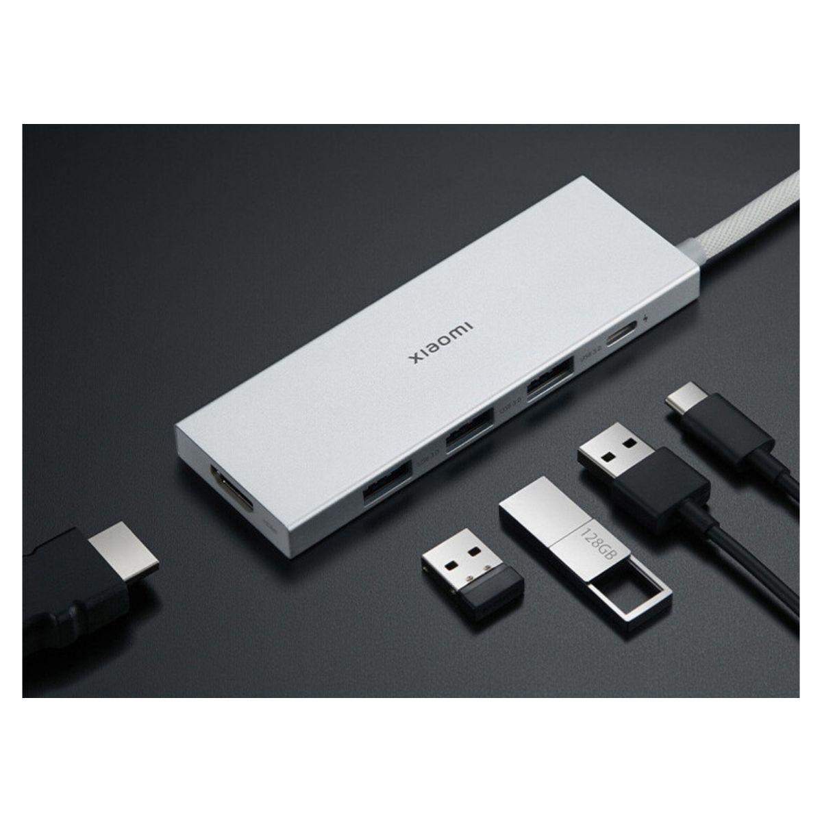 Xiaomi Adaptador Multipuerto Docking Station Tipo C 5 en 1-3