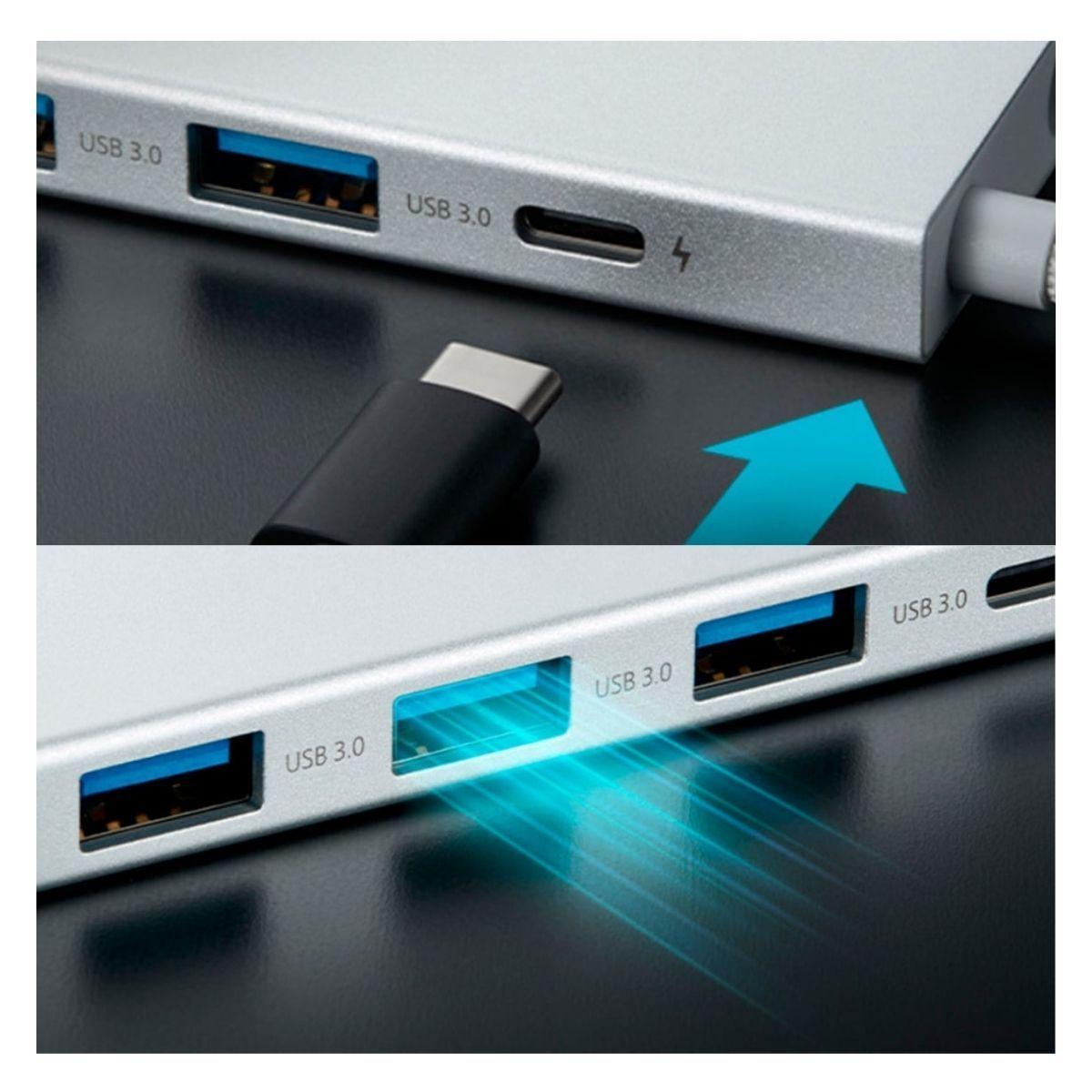 Xiaomi Adaptador Multipuerto Docking Station Tipo C 5 en 1-5