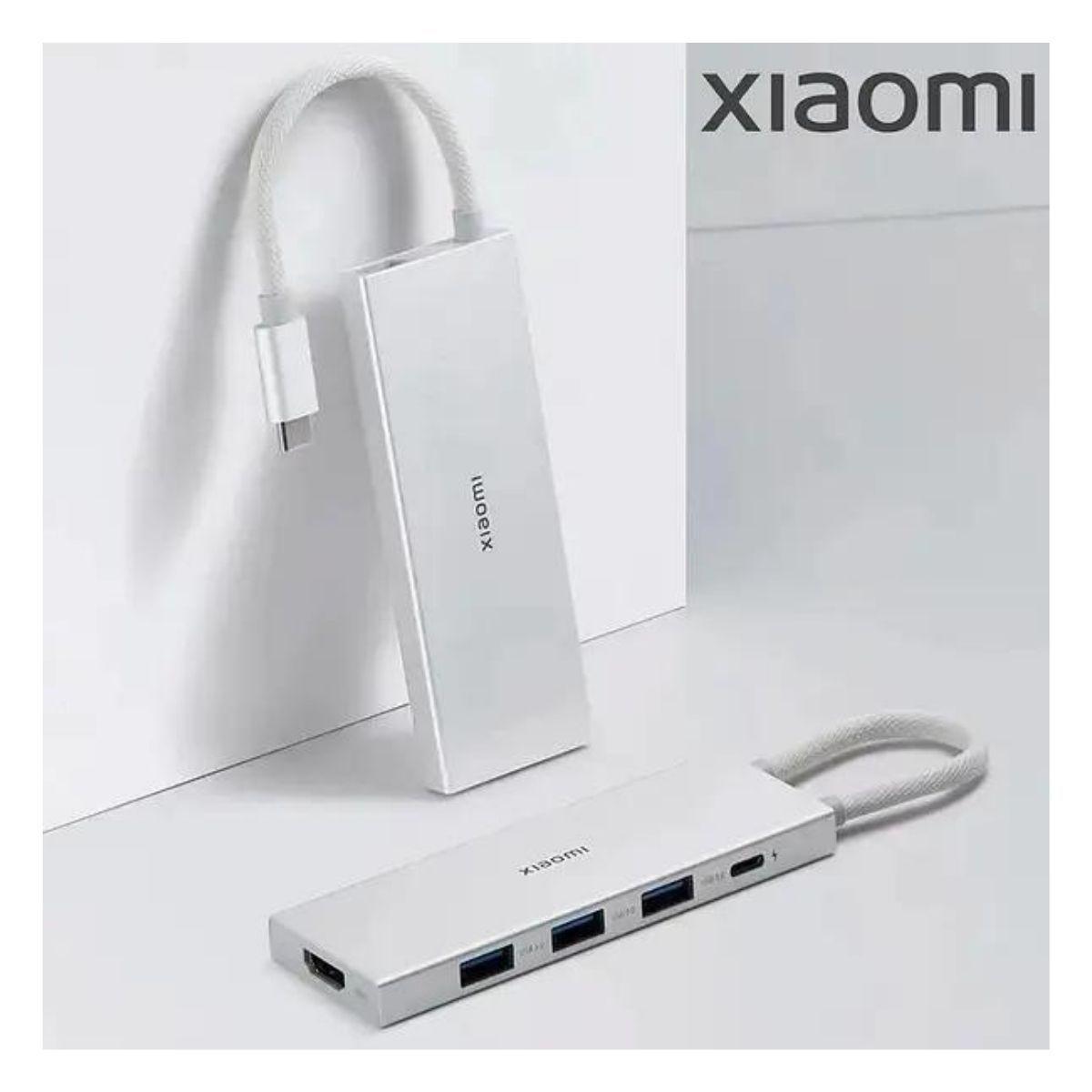 Xiaomi Adaptador Multipuerto Docking Station Tipo C 5 en 1-6