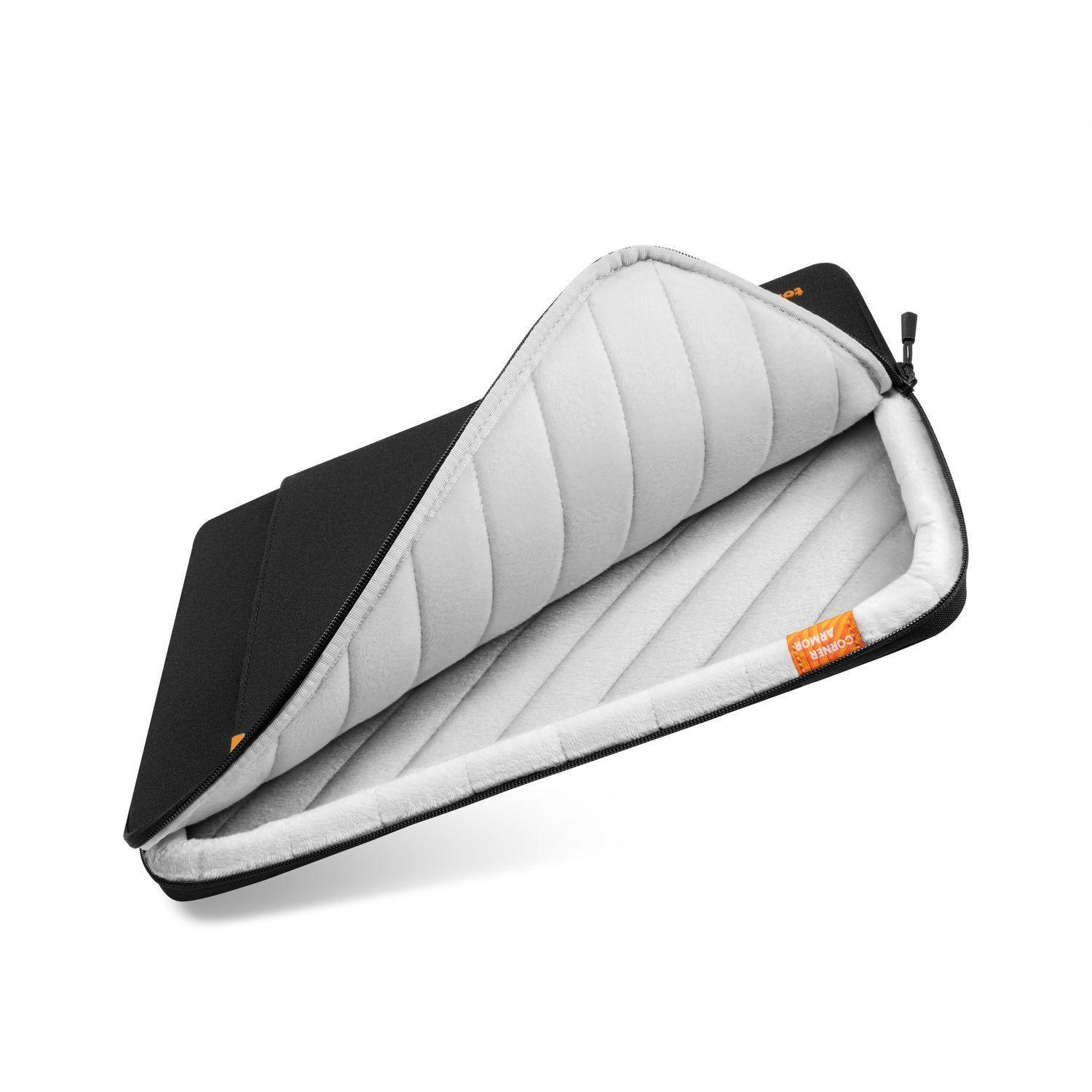 Tomtoc Funda Defender-A13 para MacBook Neo / Air / Pro de 13" con organizador Negro-3