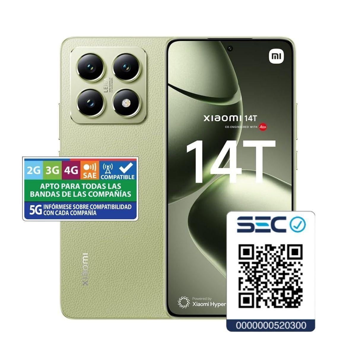 Xiaomi 14T 5G 12Gb + 512GB Verde Limón-1