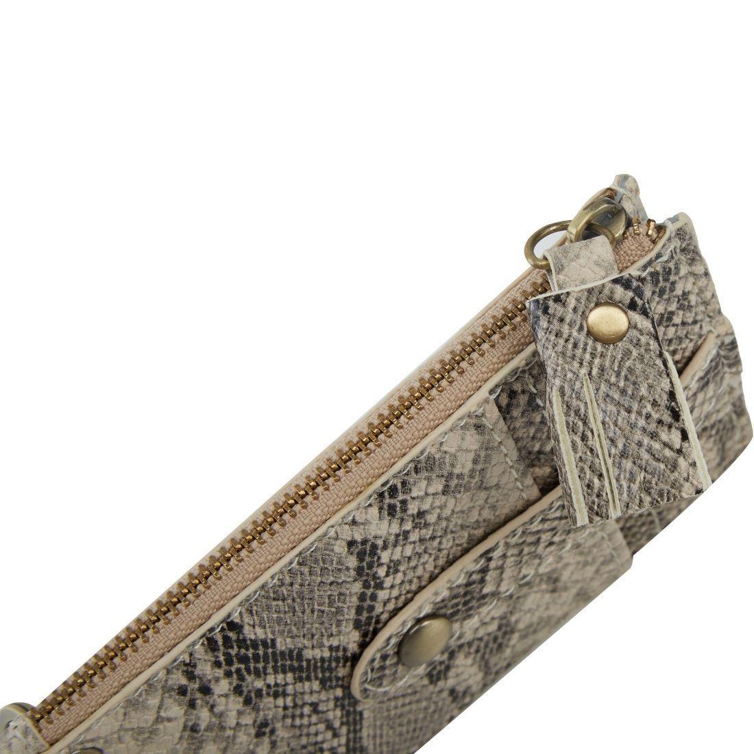 Ecosusi Monedero Llavero de pulsera con borla y lazo Serpiente-6