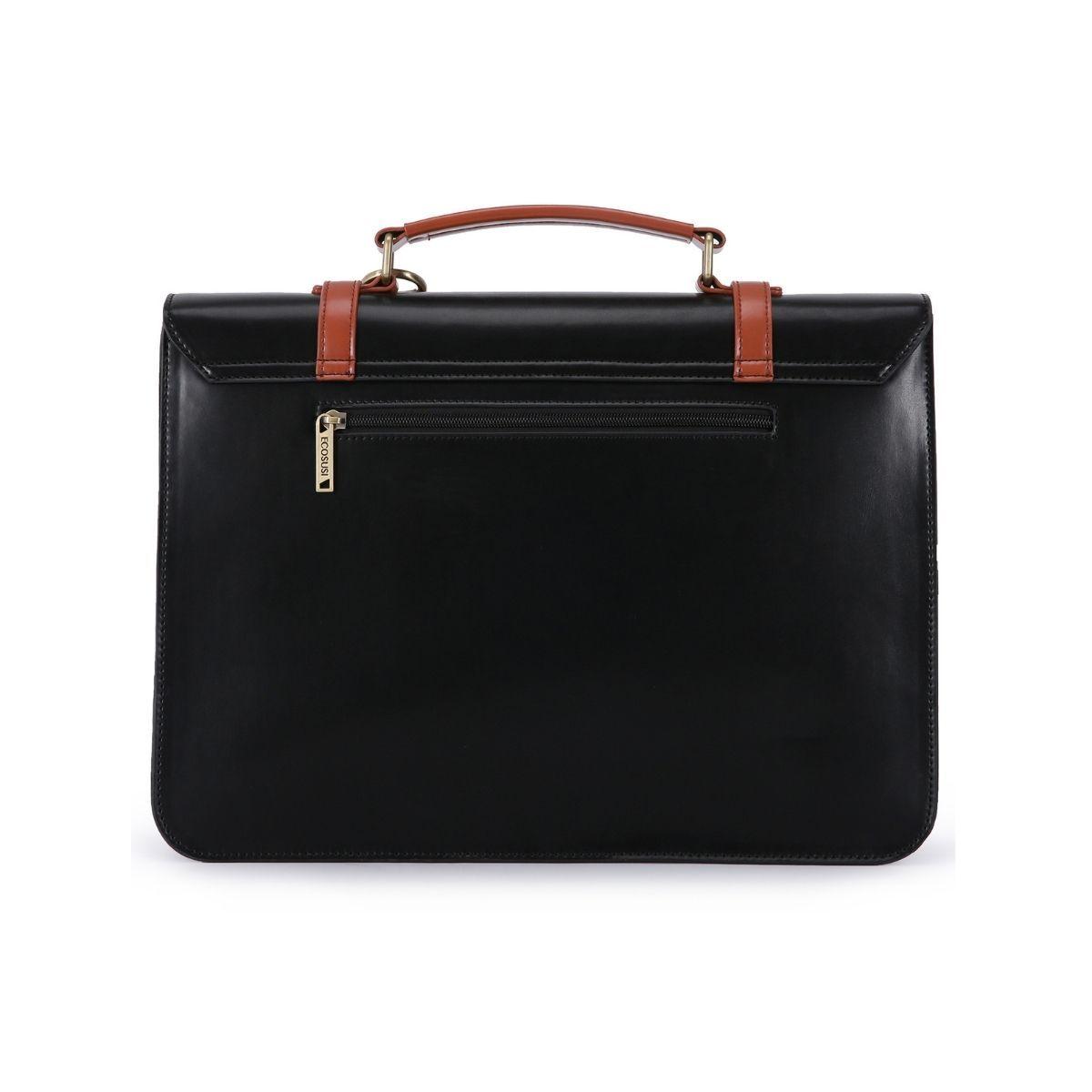 Ecosusi Maletín Bow Clásico para Notebook 15.6" - Negro-4