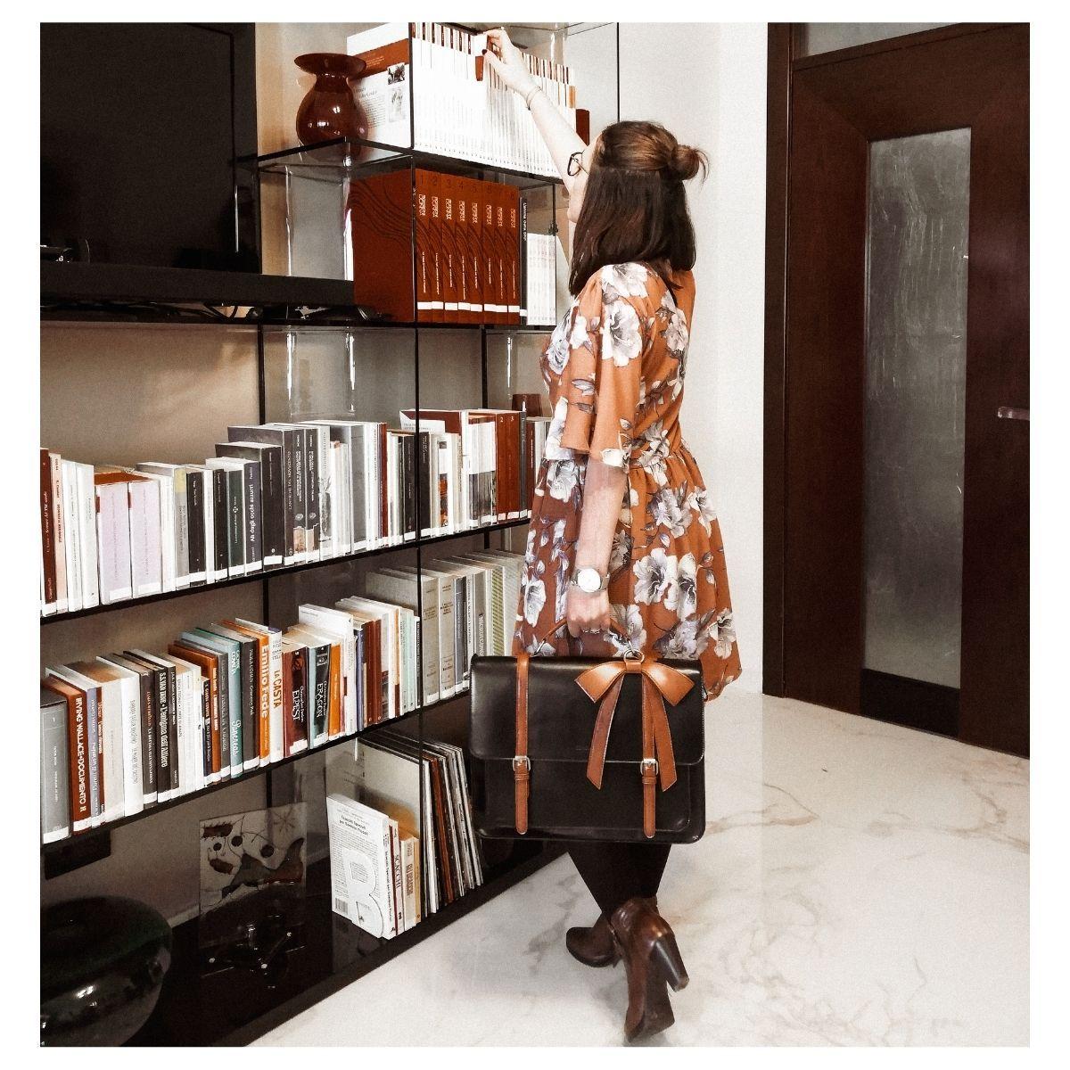 Ecosusi Maletín Bow Clásico para Notebook 15.6" - Negro-7