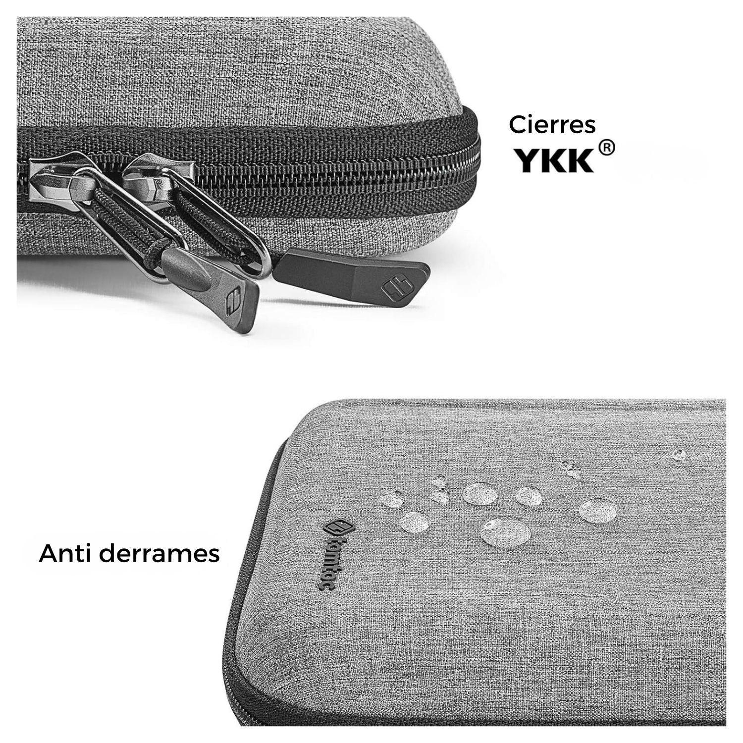 Tomtoc Funda Rígida Portafolio Plus FancyCase-B06 para iPad Air / Pro 11" Gris-3