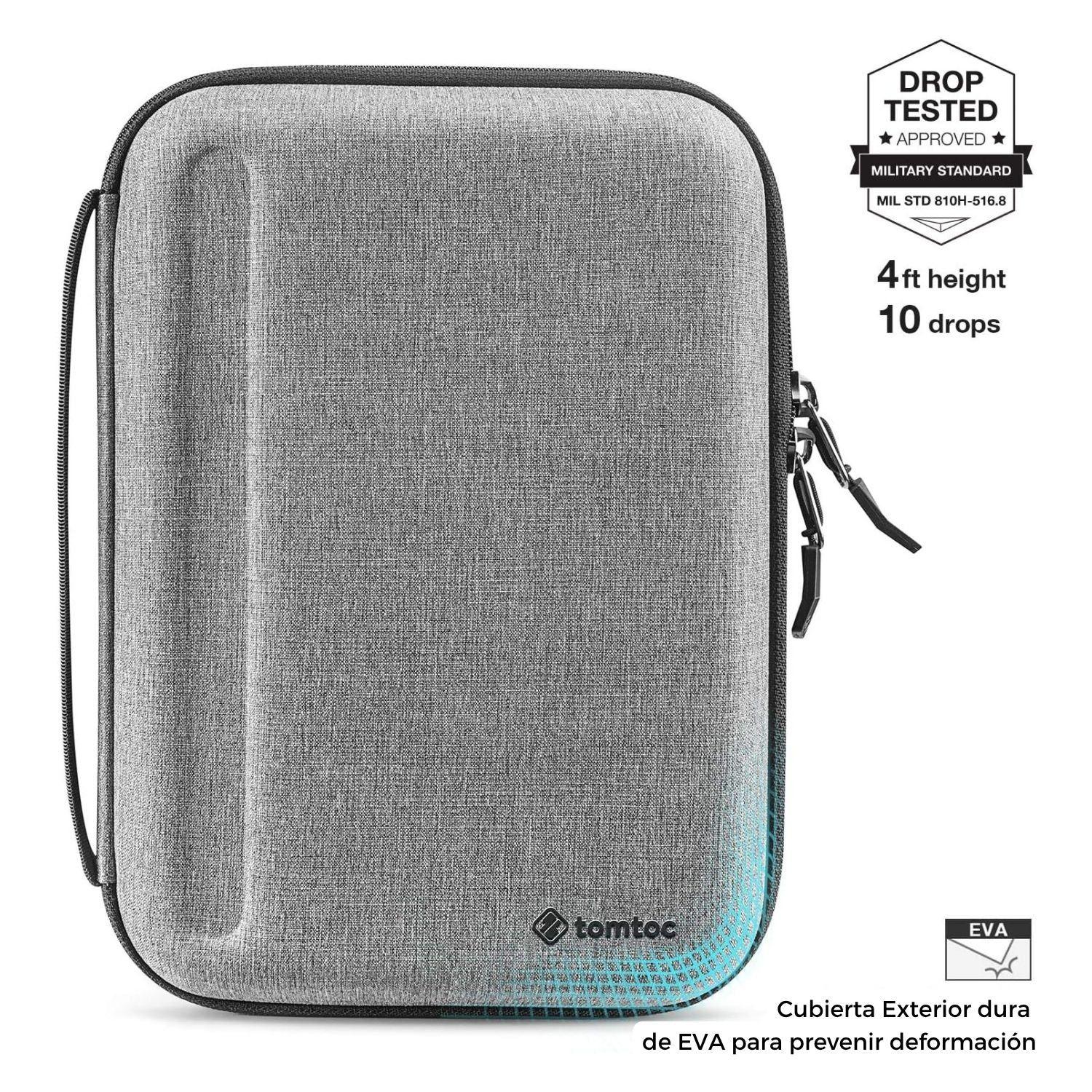 Tomtoc Funda Rígida Portafolio Plus FancyCase-B06 para iPad Air / Pro 11" Gris-6