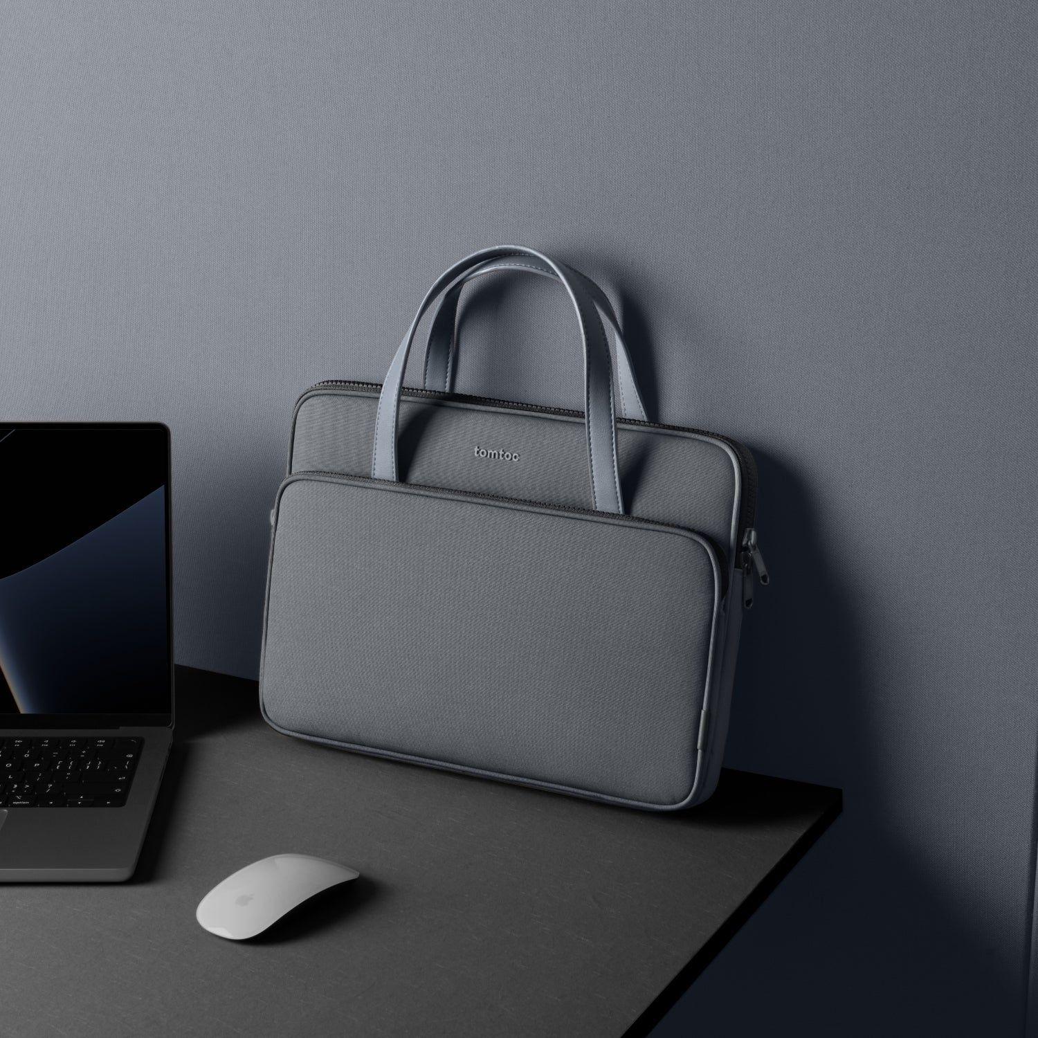 Tomtoc Maletín Versatile-A11 MacBook Pro 13,5" Gris-9