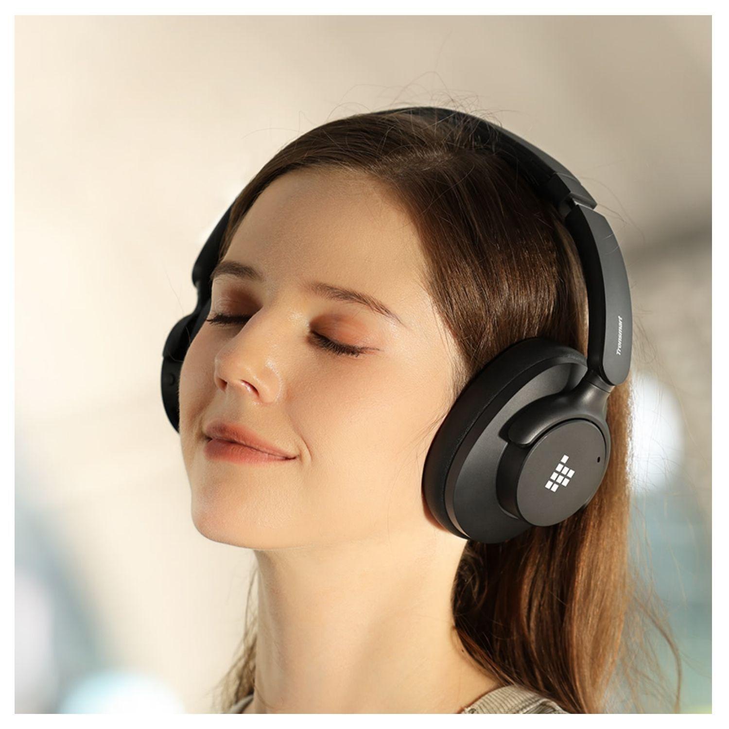 Tronsmart Audifonos Sounfii Q20S con Cancelación De Ruido Híbrida Negro-2