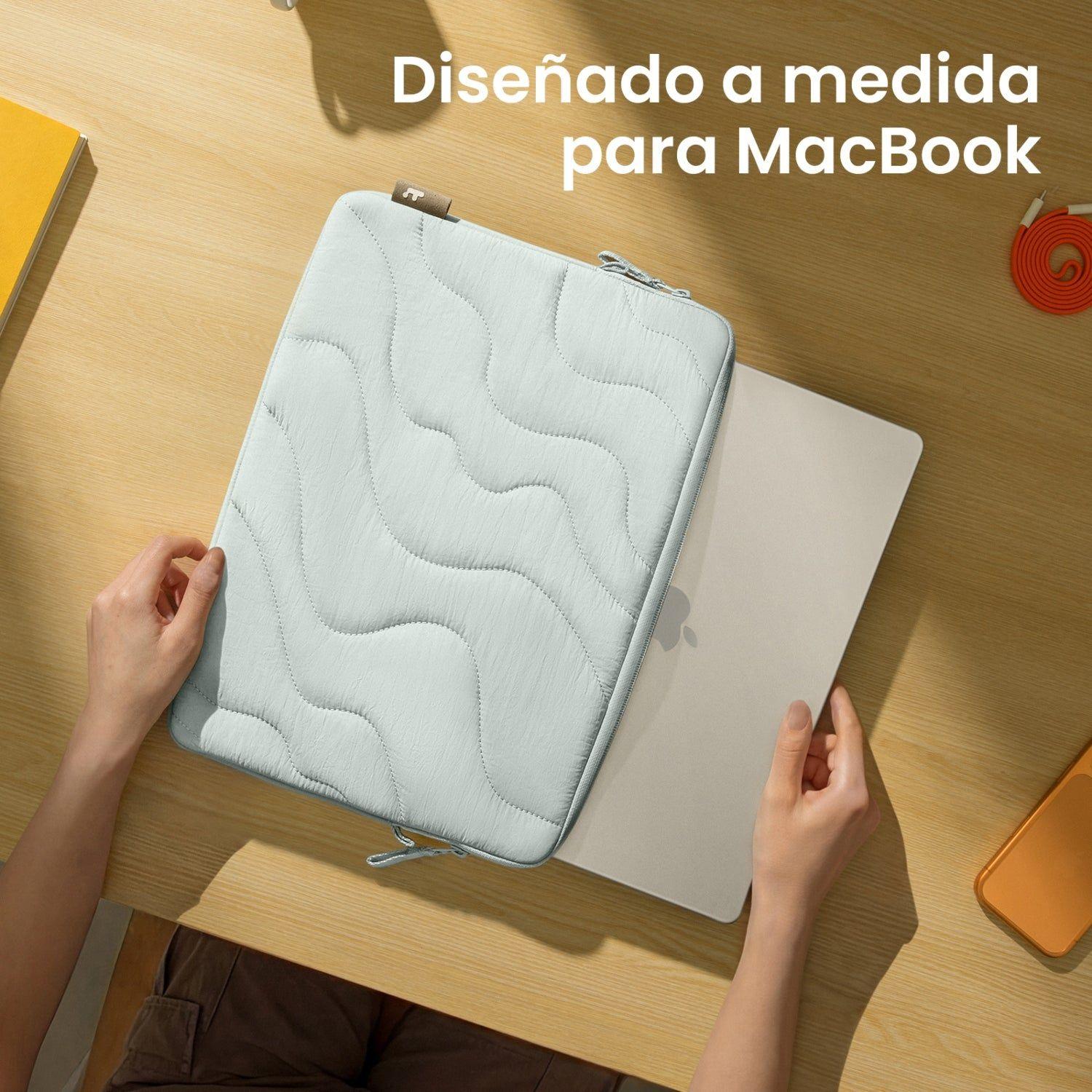 Tomtoc Funda Terra-A27 para MacBook Neo de 13" Celeste-6
