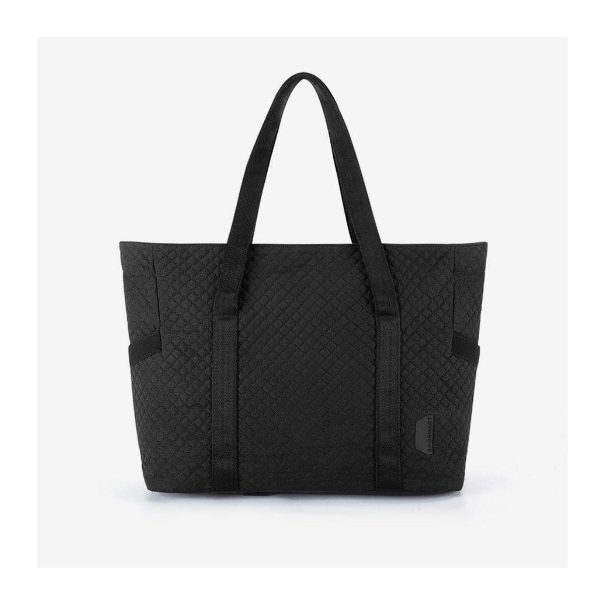 Bagsmart Bolso Tote Extra Grande Bonchemin 15.6" - Negro Tejido-0
