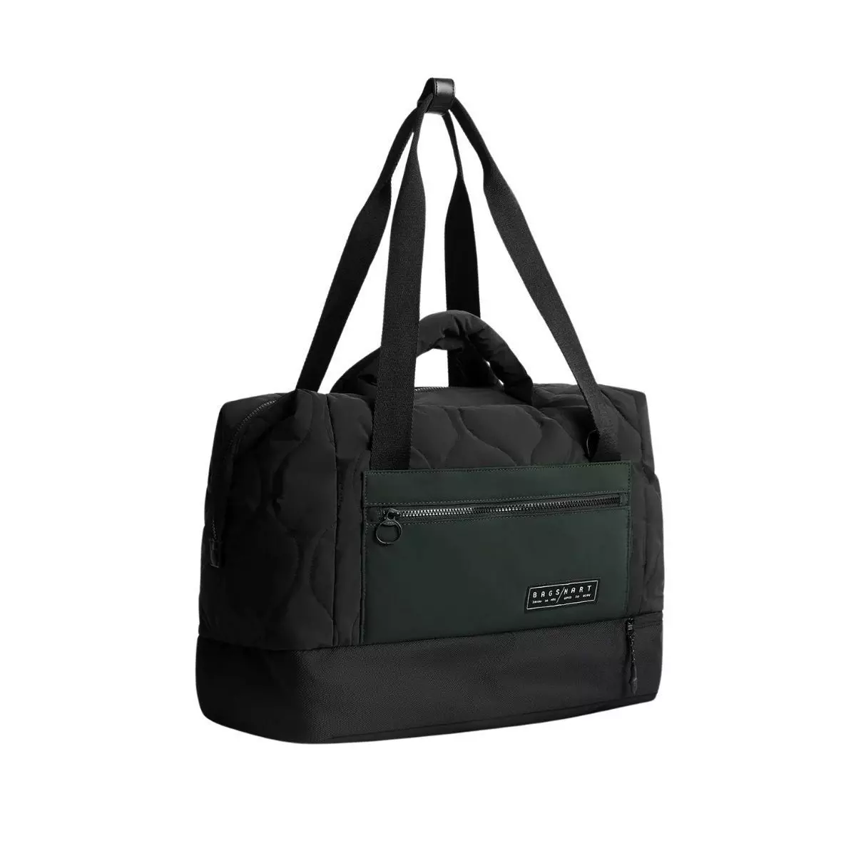 Bagsmart Bolso de Viaje Paz 34 L con Bolsillos Laptop 15,6” y Zapatos Negro-1