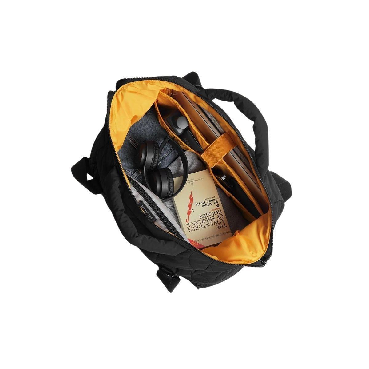Bagsmart Bolso de Viaje Paz 34 L con Bolsillos Laptop 15,6” y Zapatos Negro-3