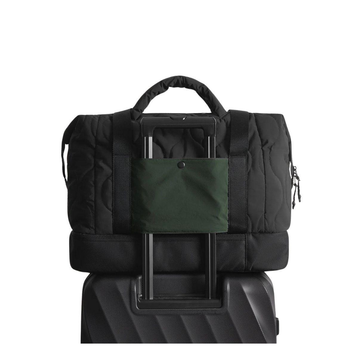 Bagsmart Bolso de Viaje Paz 34 L con Bolsillos Laptop 15,6” y Zapatos Negro-5