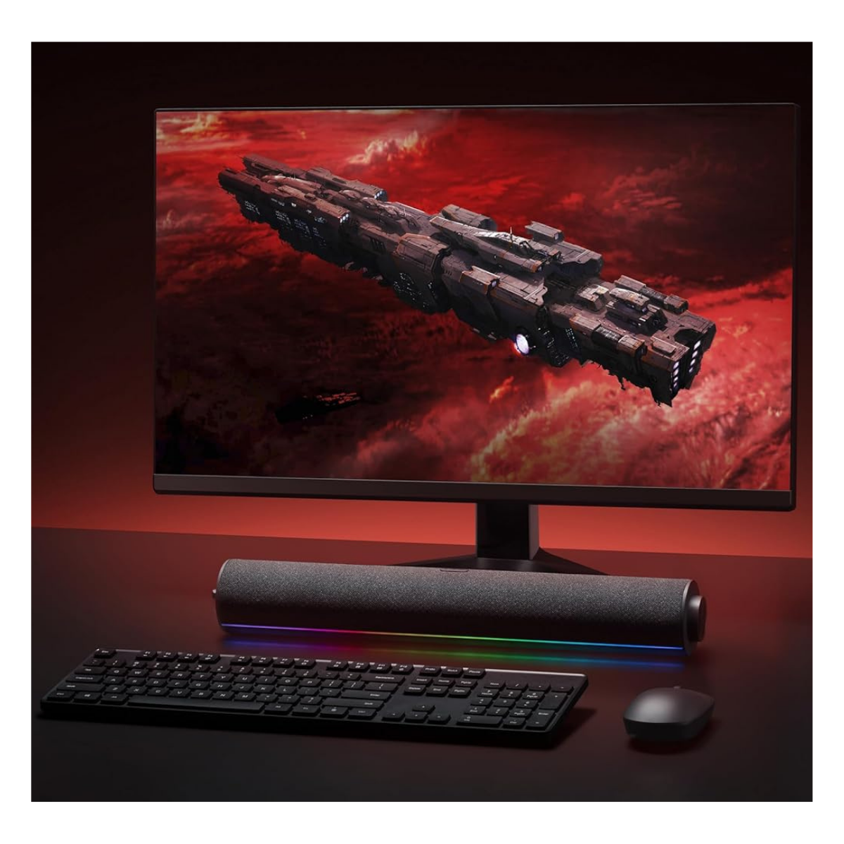 Xiaomi Barra de Sonido Desktop Speaker Parlante RGB Gris Oscuro-7