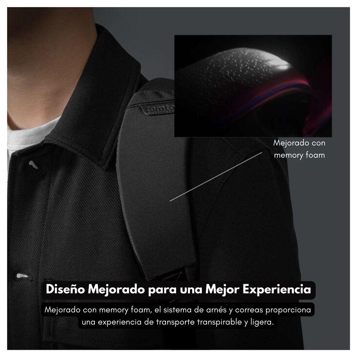 Tomtoc Mochila Workpack Voyage-T50 para Notebook 16" (20L) - Negro-4