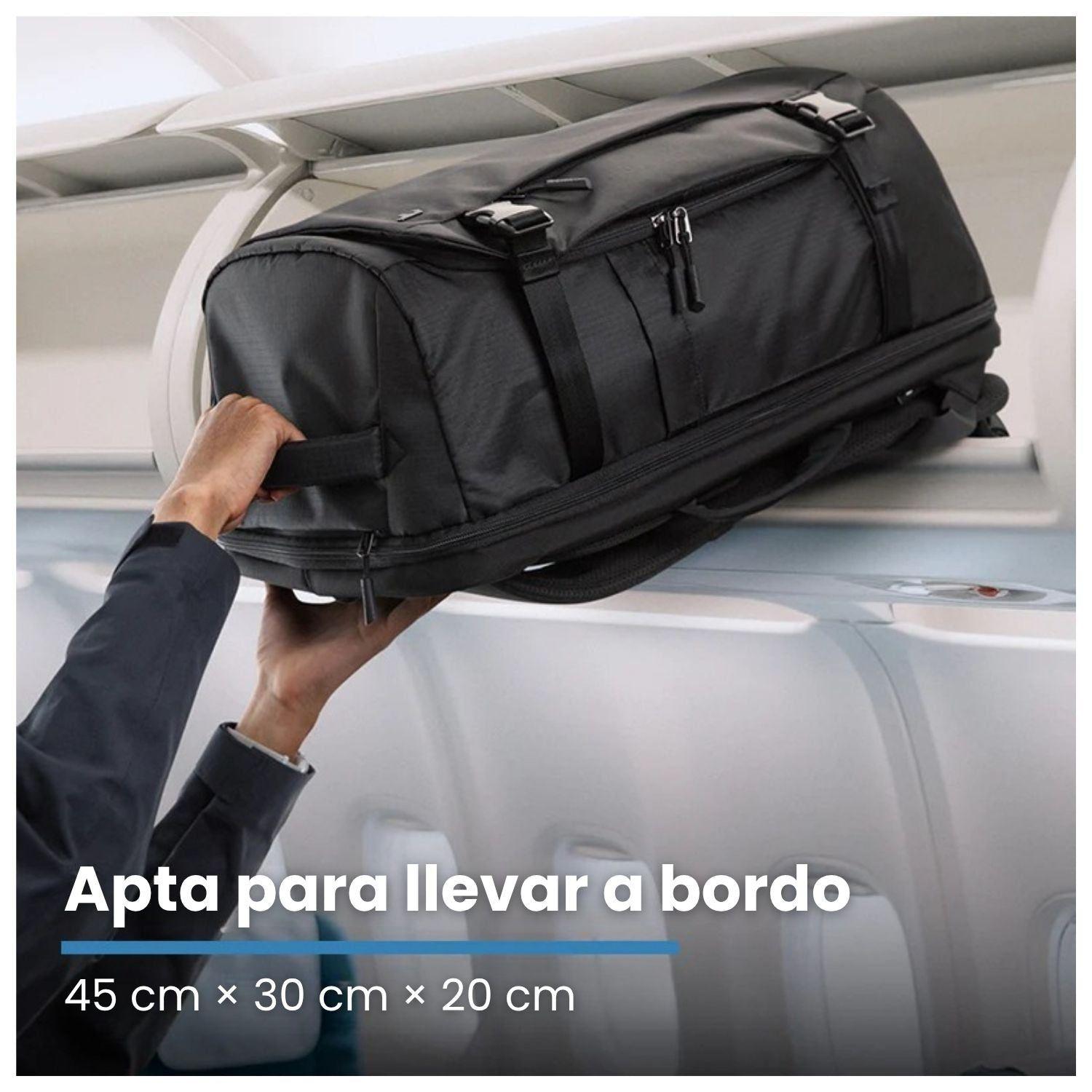 Tomtoc Mochila de Viaje Navigator-T66 Liteway para Notebook 16" 28L Negro-3