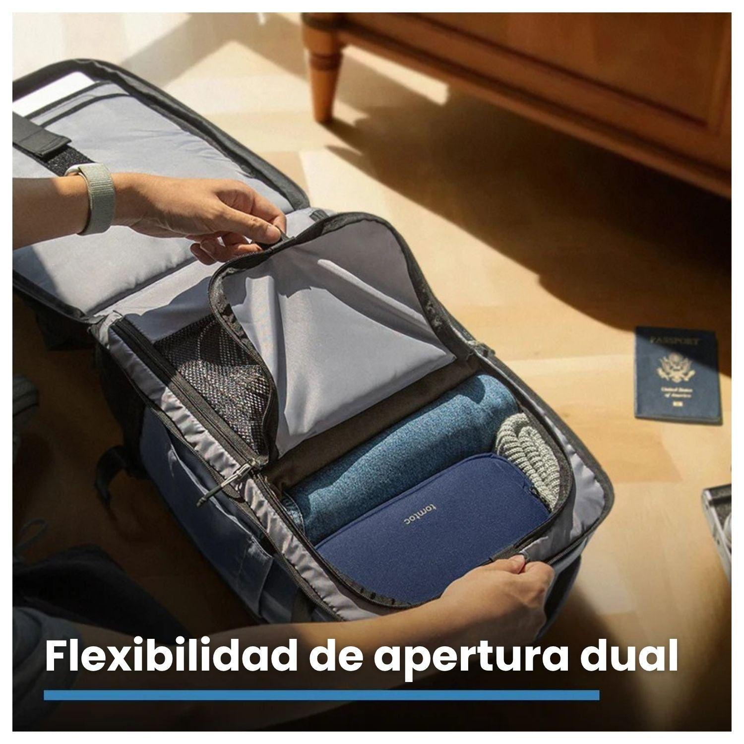 Tomtoc Mochila de Viaje Navigator-T66 Liteway para Notebook 16" 28L Negro-5