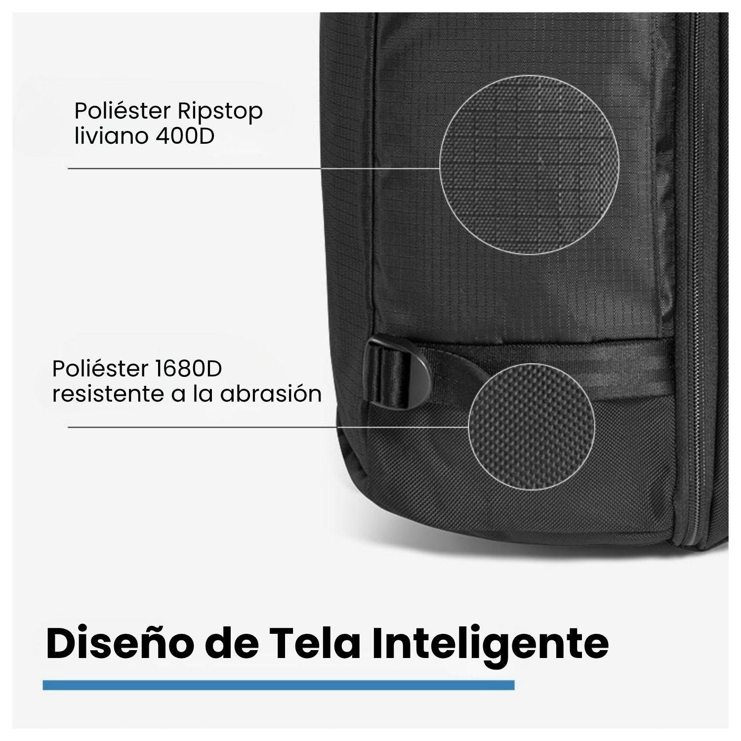 Tomtoc Mochila de Viaje Navigator-T66 Liteway para Notebook 16" 28L Negro-7