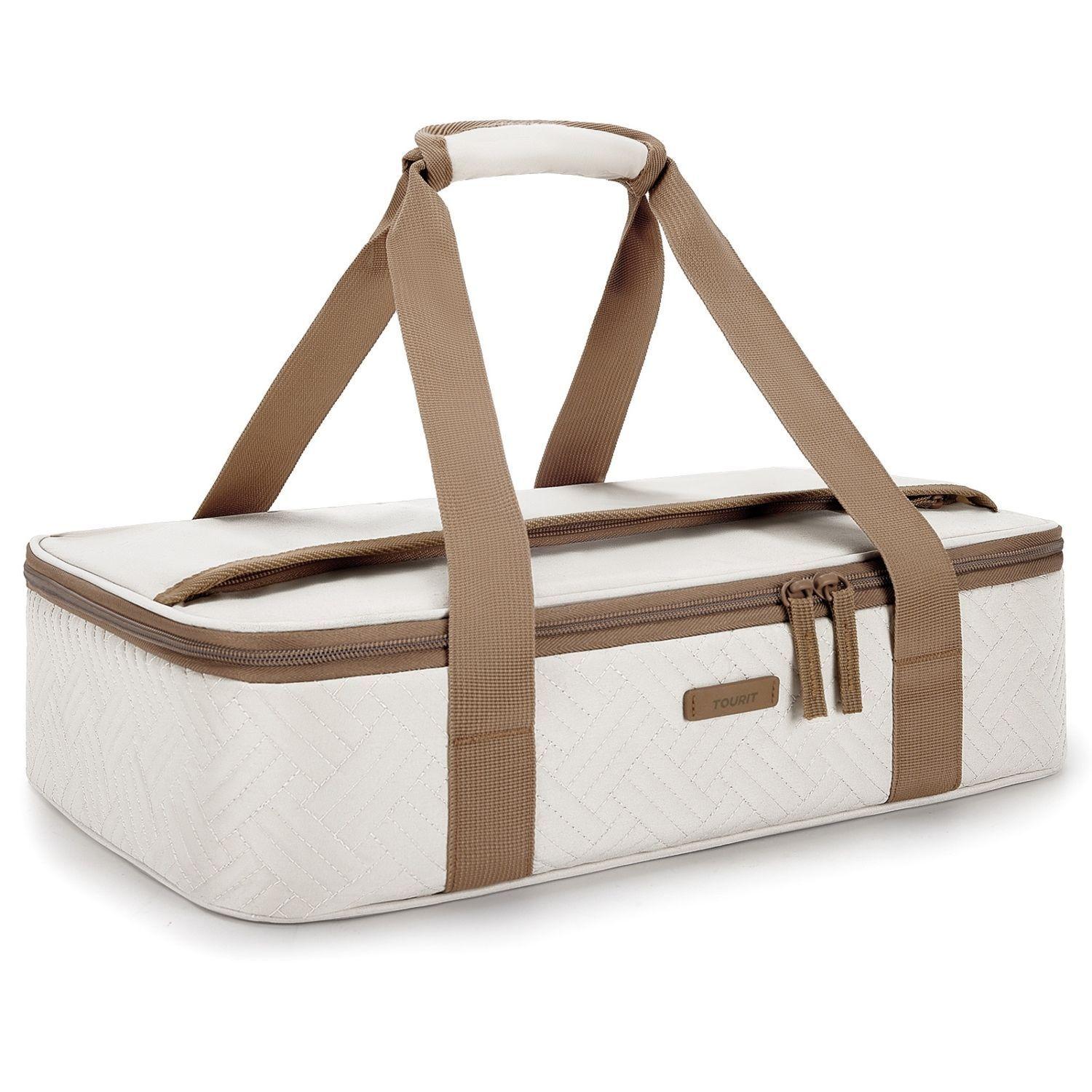 Tourit Bolsa Térmica Comida 23x33cm Impermeable Beige-0