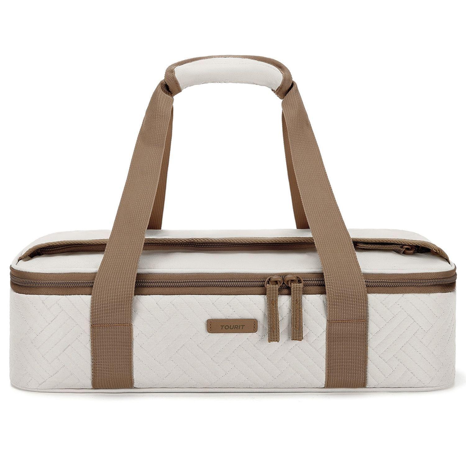Tourit Bolsa Térmica Comida 23x33cm Impermeable Beige-2