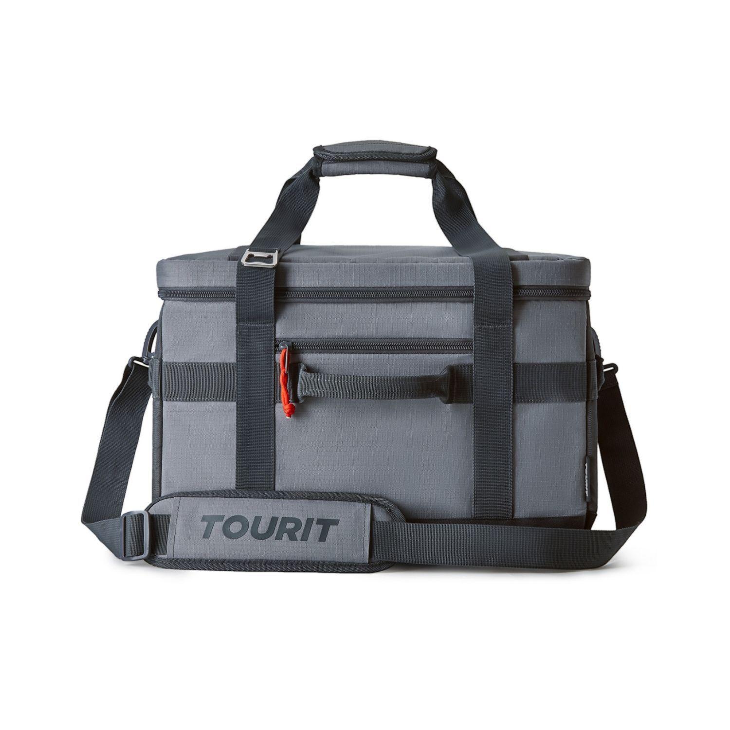 Tourit Cooler Bag Offroad Enfriador Aislado Portátil 48 latas 32L Gris-0