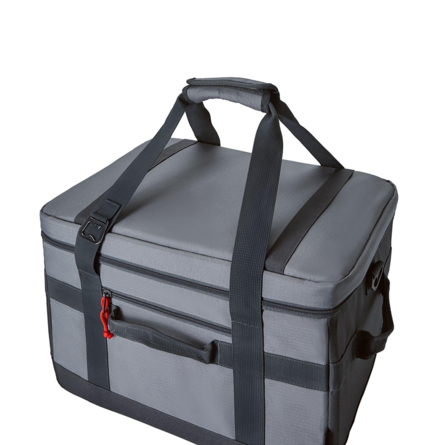 Tourit Cooler Bag Offroad Enfriador Aislado Portátil 48 latas 32L Gris-4
