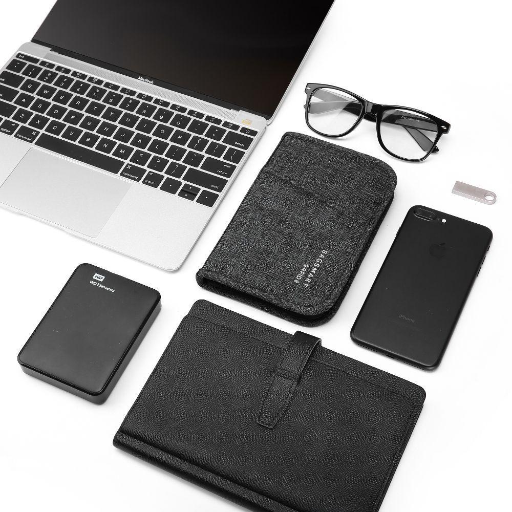 Bagsmart Porta Pasaporte LAX - negro-4