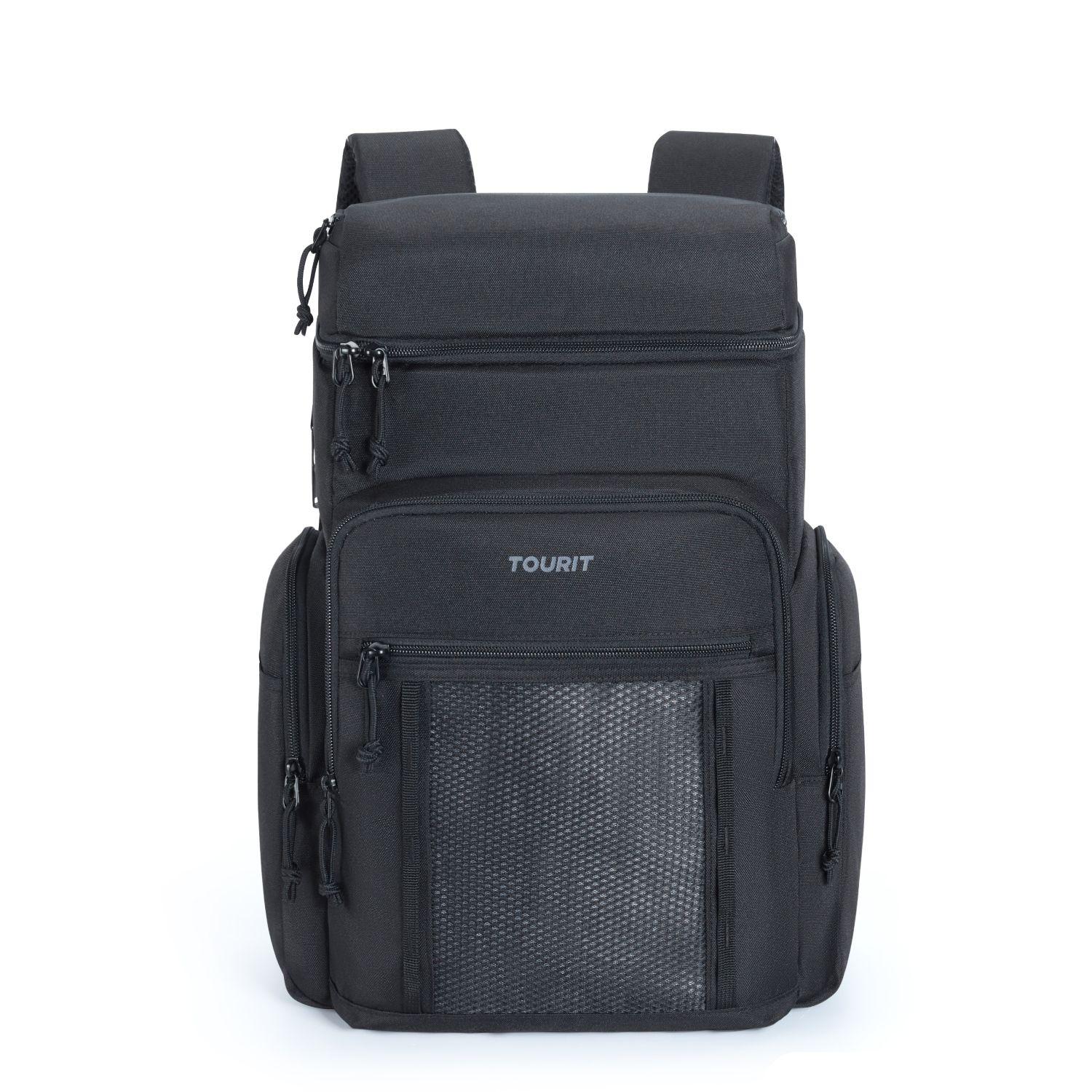 Tourit Mochila Térmica Outdoor 30 latas 28L Impermeable Negro-0