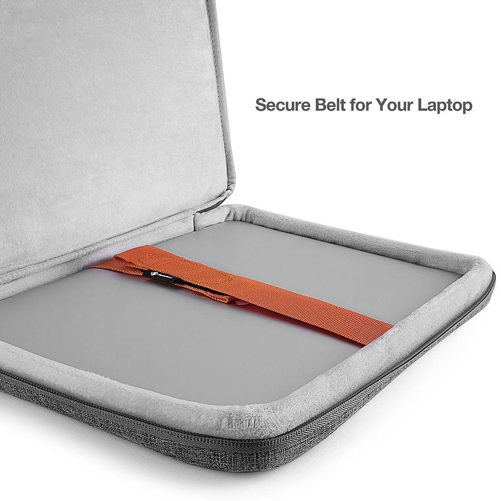 Tomtoc - Funda A22 Para Notebook Y Macbook Pro De  14'' - Gris-2