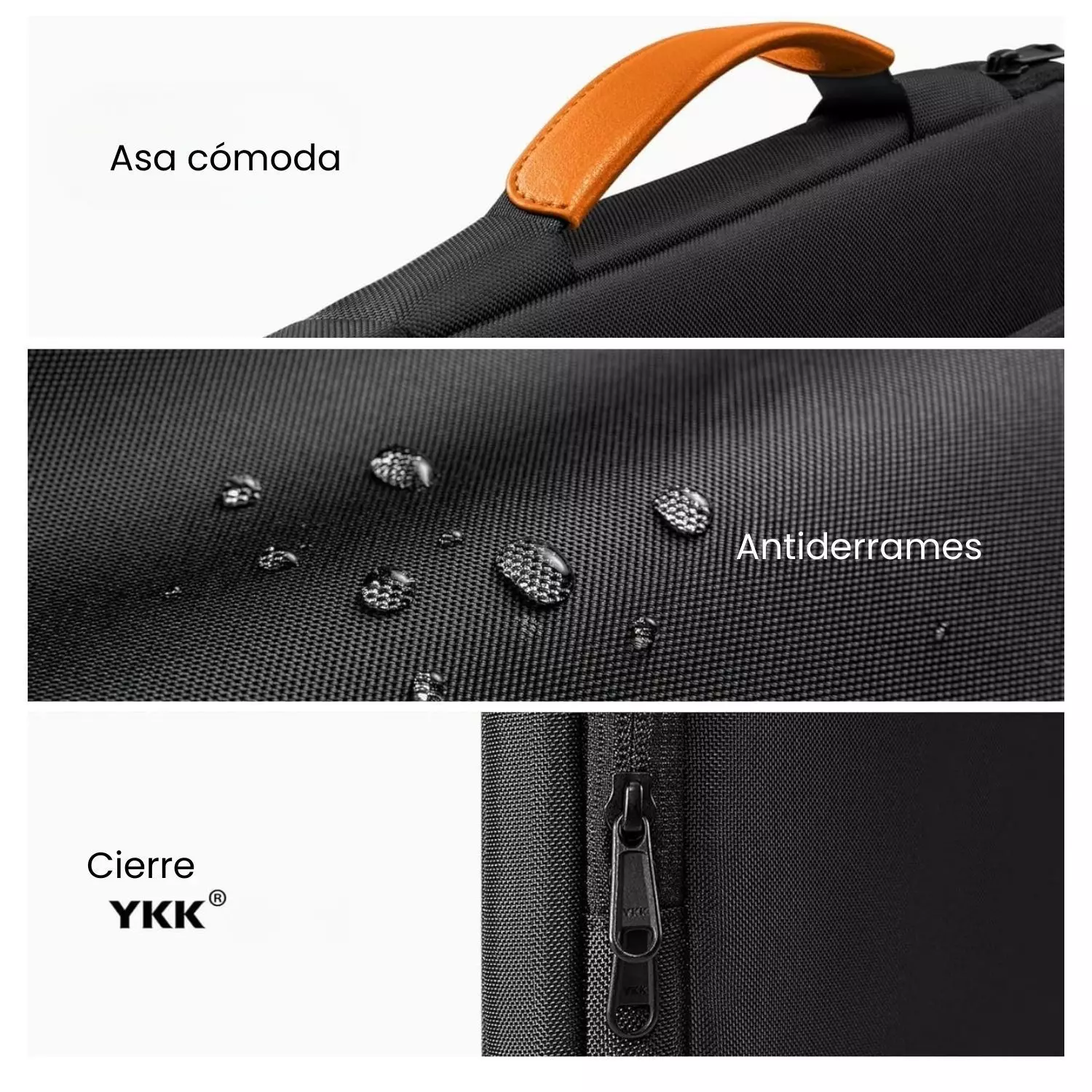 Tomtoc Maletín Defender-A14 para 15,6" a 16,2" - Gris-6