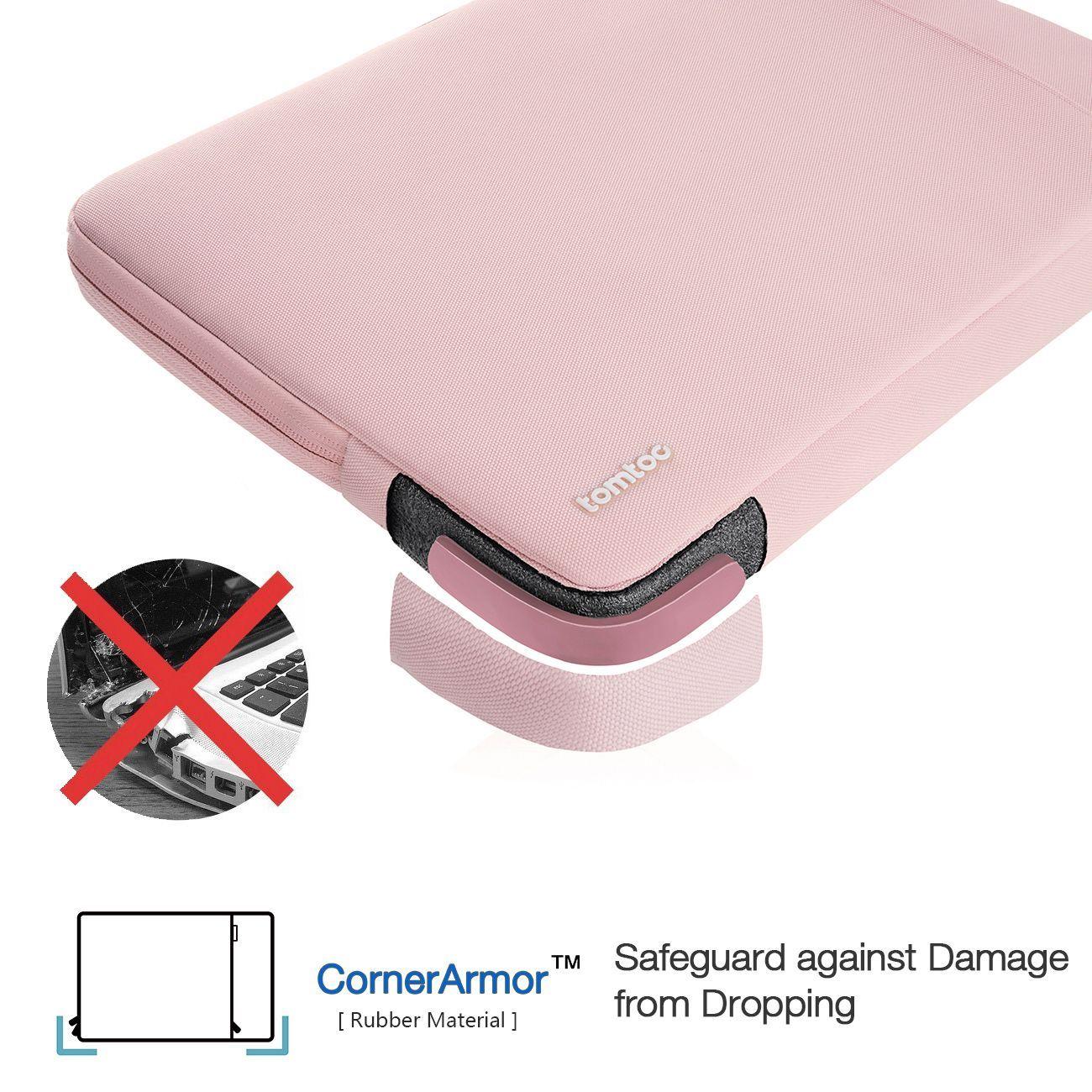 Tomtoc A13 Funda 360 Para 14''MacBook Pro - Rosado-3