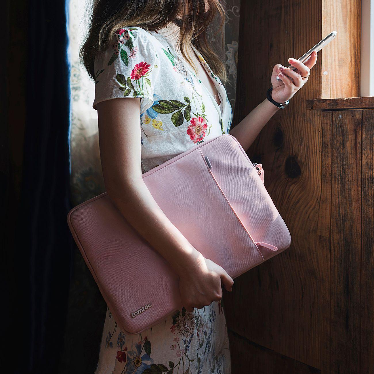 Tomtoc A13 Funda 360 Para 14''MacBook Pro - Rosado-6