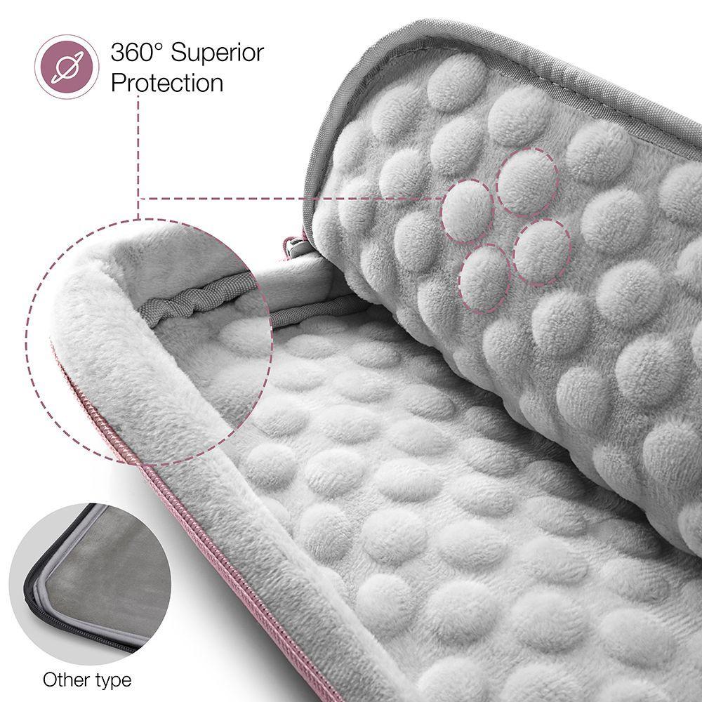 Tomtoc A13 Funda 360 Para 14''MacBook Pro - Rosado-4