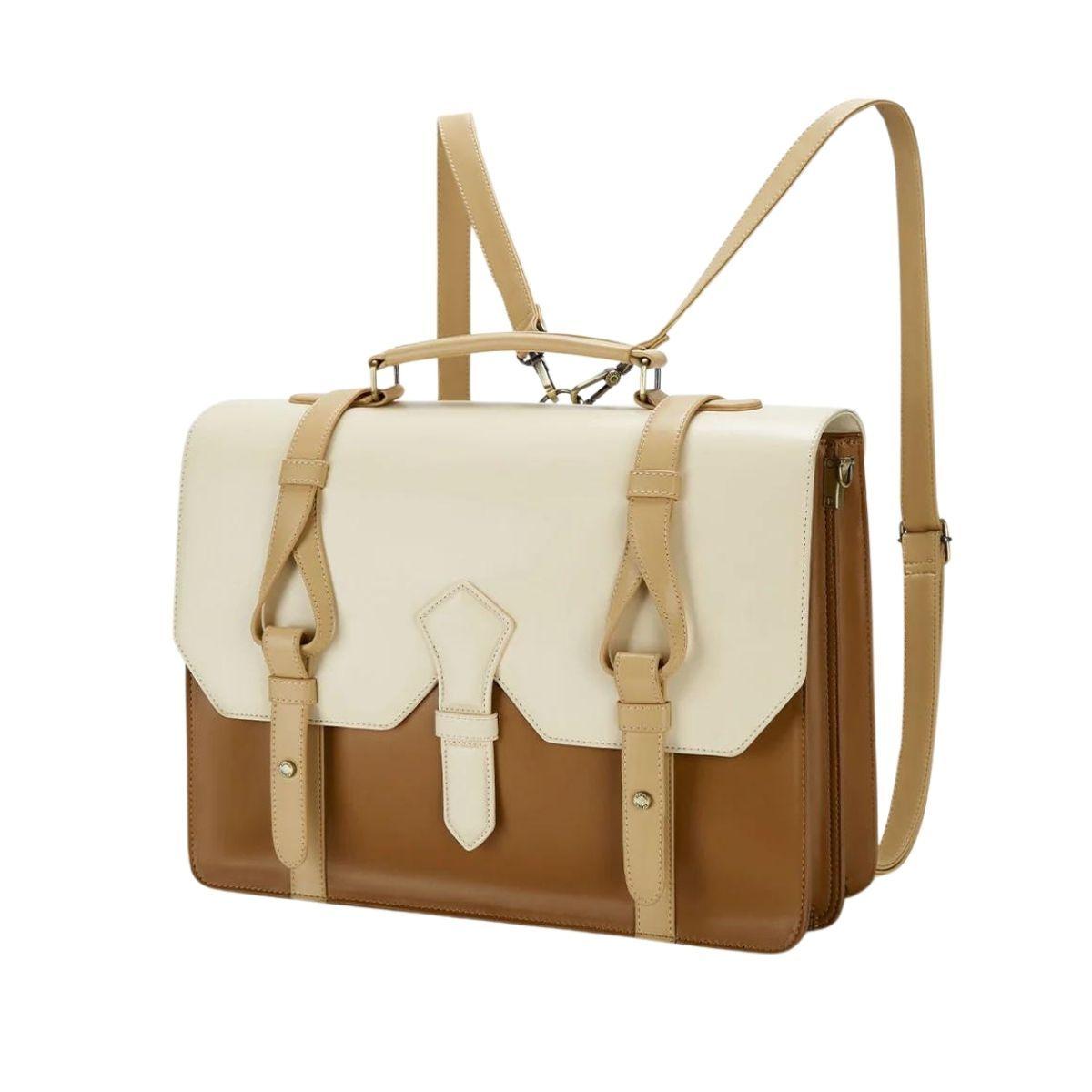 Ecosusi Maletín y Mochila Ember para Notebook 15.6" - Albaricoque-1