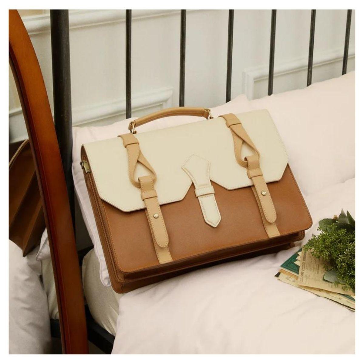 Ecosusi Maletín y Mochila Ember para Notebook 15.6" - Albaricoque-2