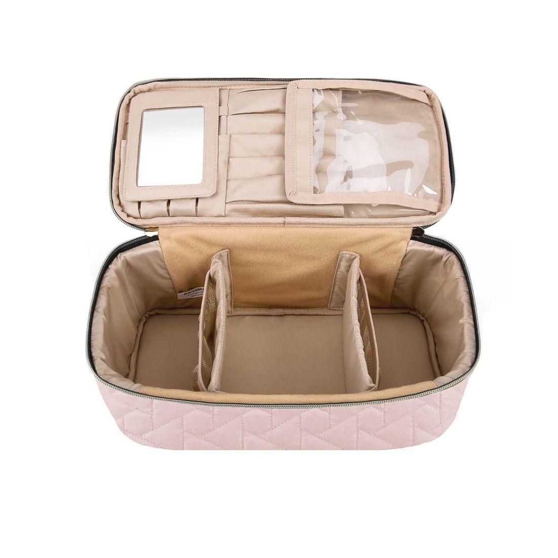BAGSMART Estuche de Maquillaje Aurora para viajar- Rosado-2