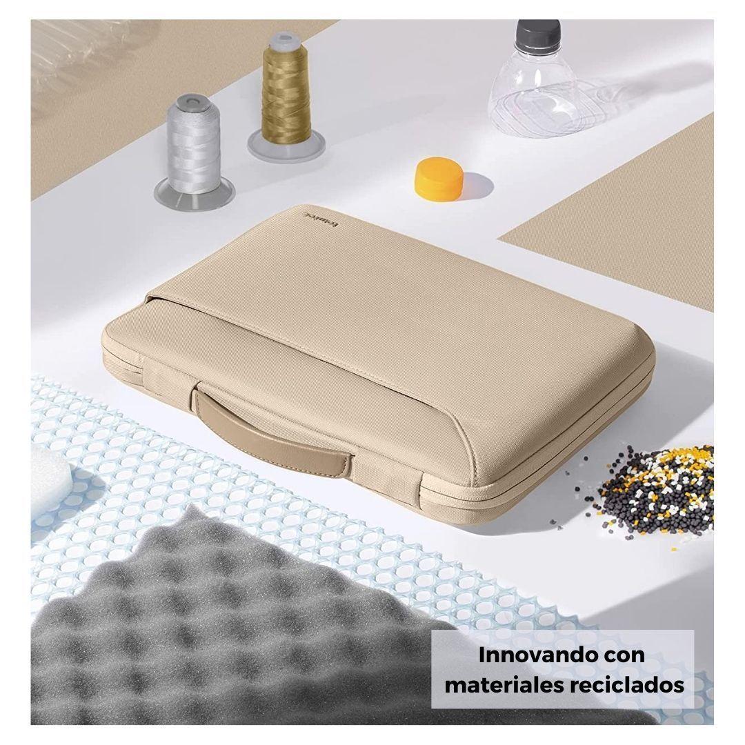 Tomtoc Maletín A22 para Notebook/Macbook Pro hasta 16" - Caqui-5