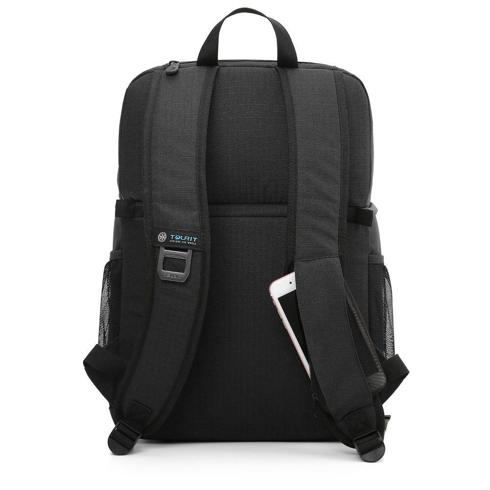 TOURIT Mochila térmica doble cubierta 28L - Negro-5