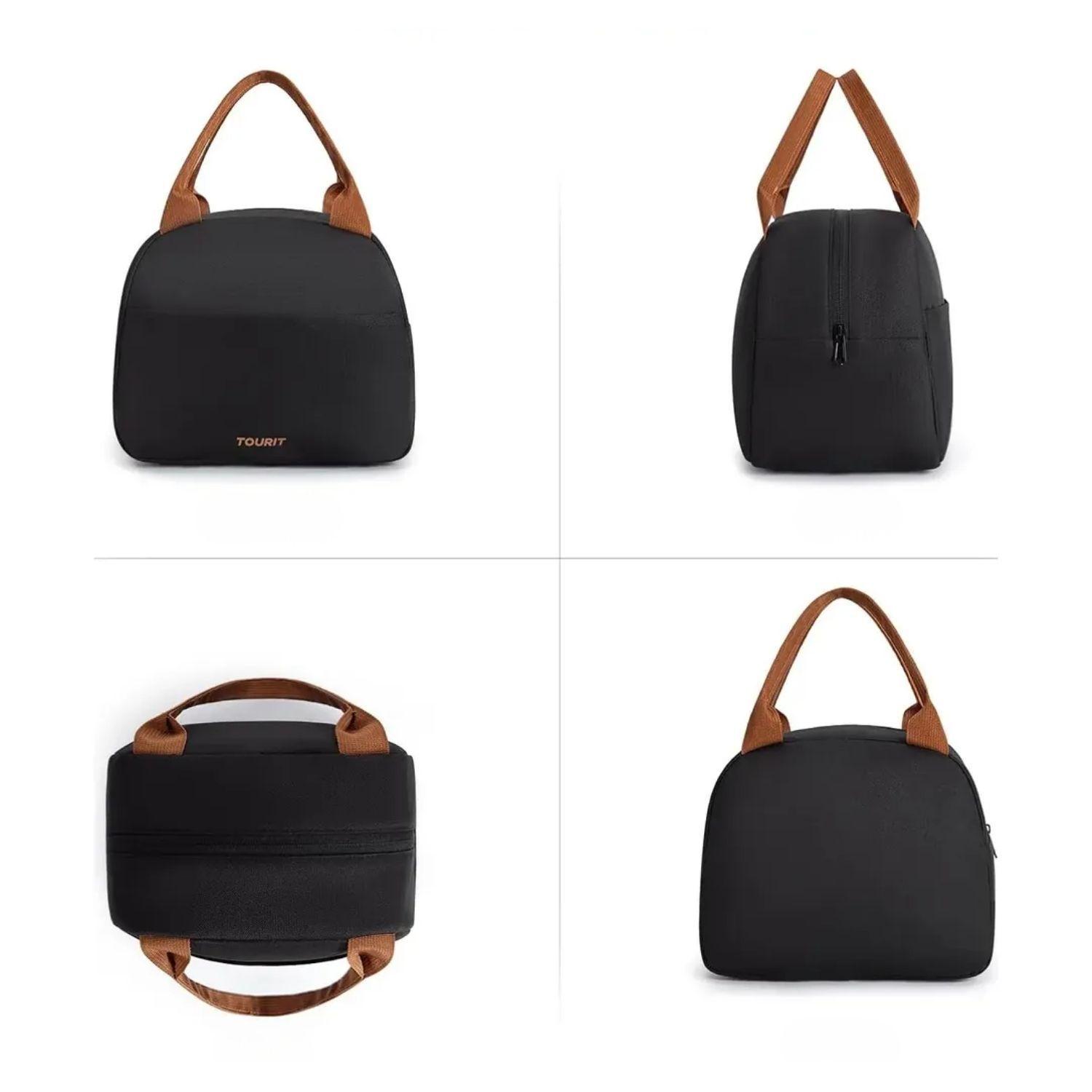 Tourit Lonchera Térmica Femenina de 9.4L - Negro-8