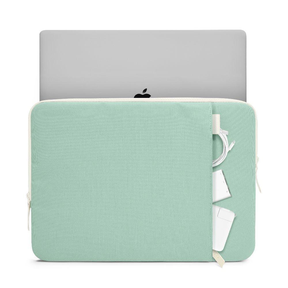 Tomtoc A23 Funda Lady Para Macbook 14''+ organizador Verde-2