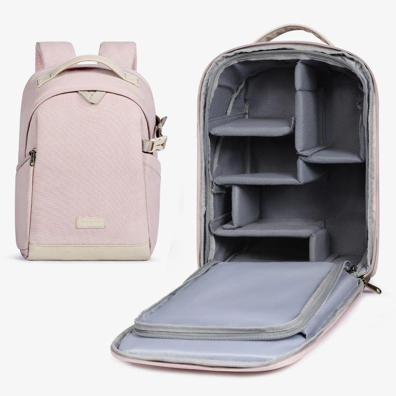 Bagsmart Camera & Photo Mochila para cámara - Rosado-7