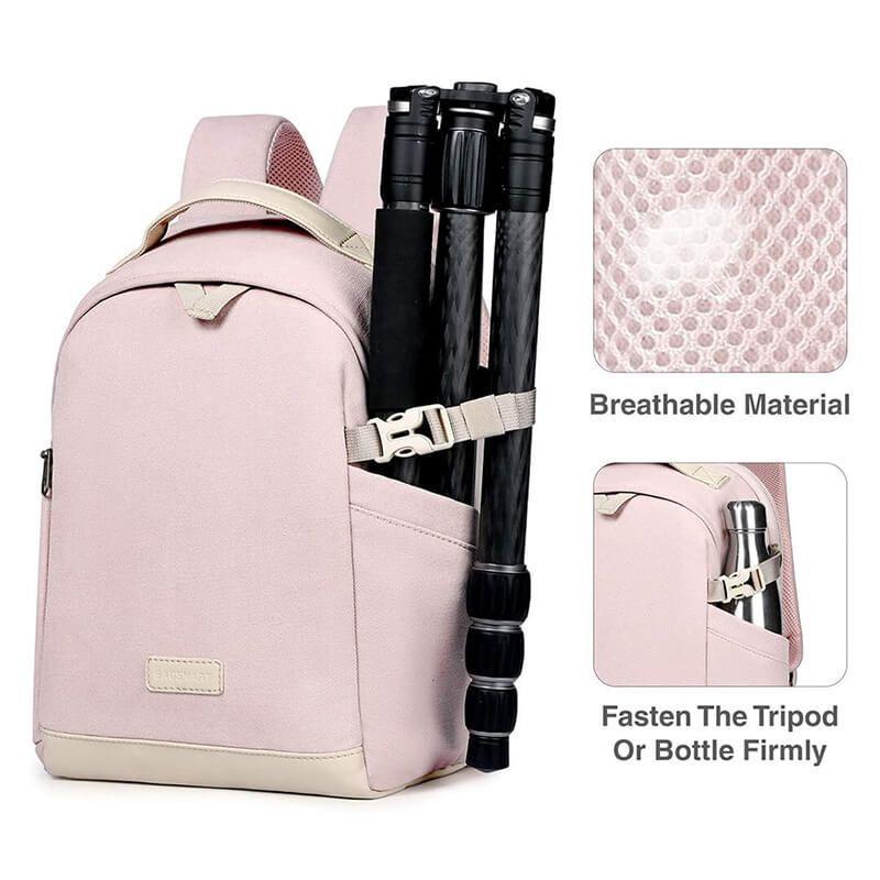 Bagsmart Camera & Photo Mochila para cámara - Rosado-6