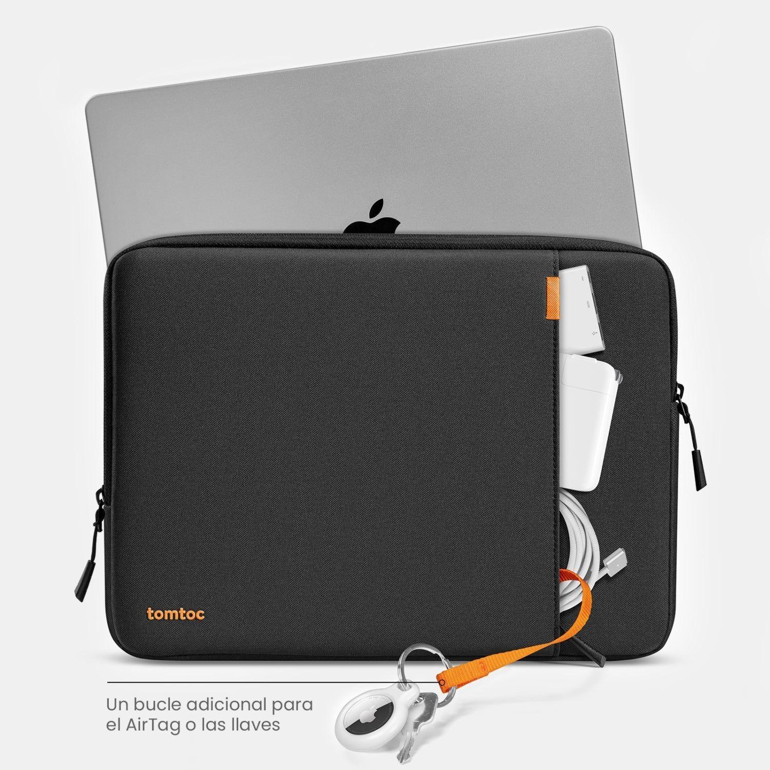 Tomtoc Funda Defender-A13 para MacBook Neo de 13" Negro-4