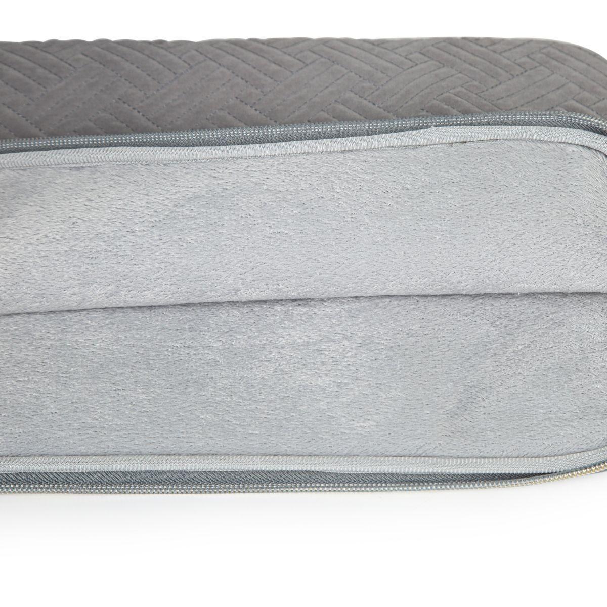 Bagsmart Funda Notebook 13,3″ Resistente al Agua con Bolsillo Gris-1