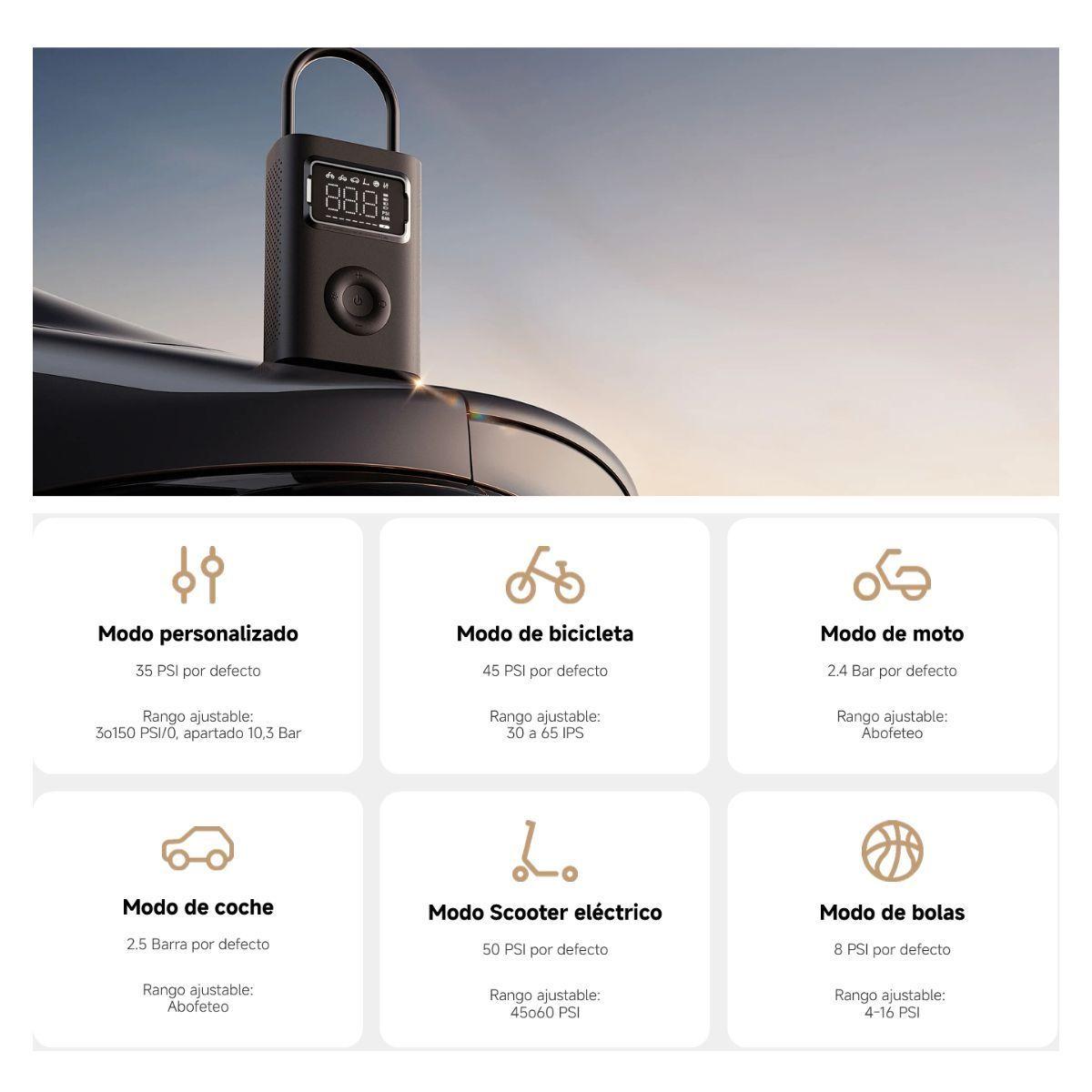 Xiaomi Compresor Portátil Electric Air Compressor 2 Pro - Inflador eléctrico-2