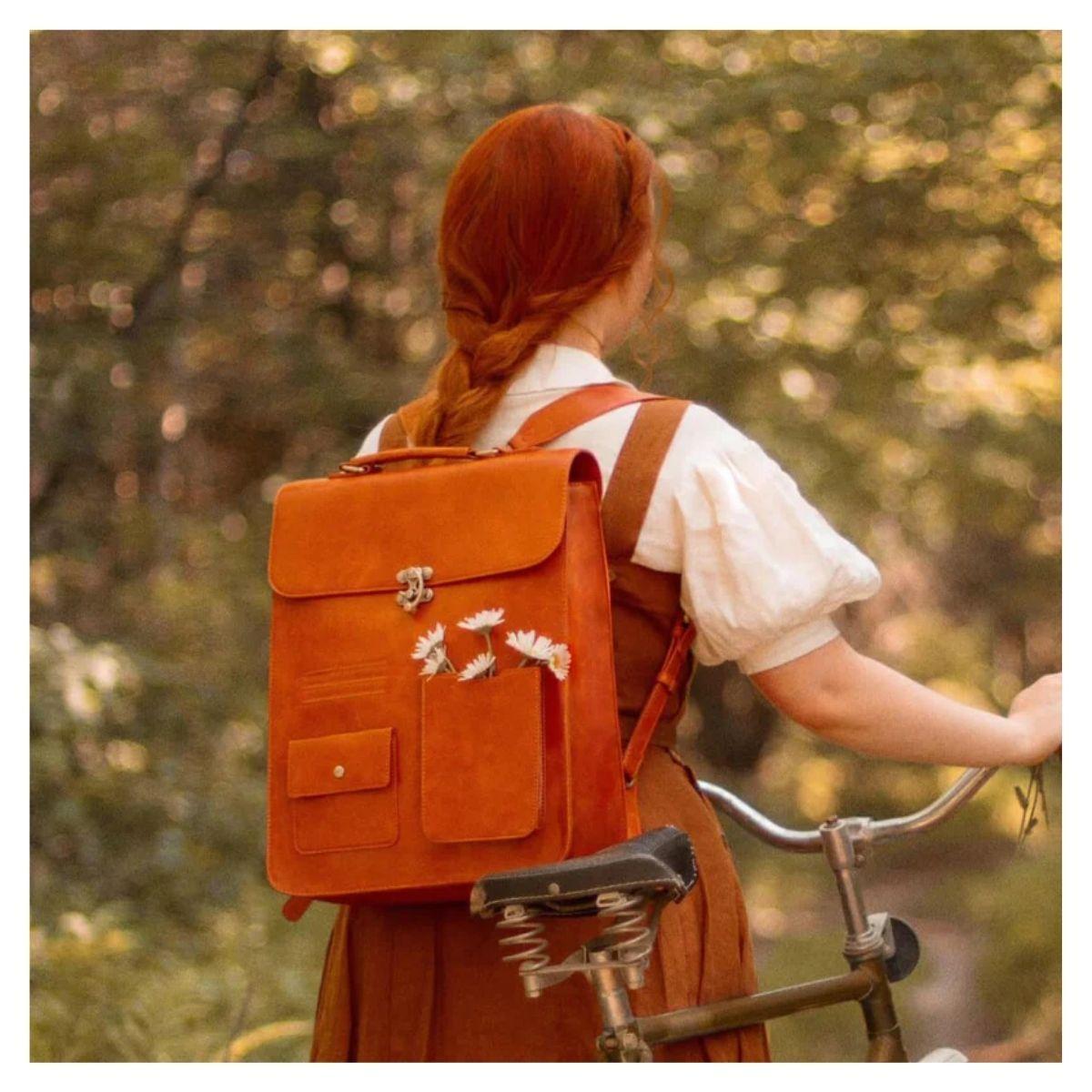 Ecosusi Mochila DUSK para laptop 15.6” - Naranja-3