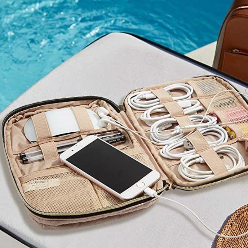 BAGSMART Bolsa organizadora de accesorios electrónicos ATHENA -Verde-6