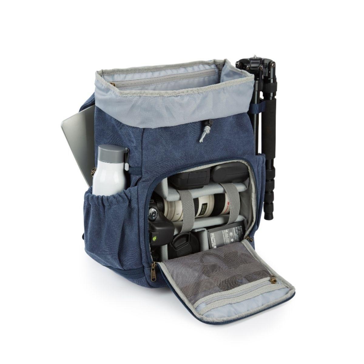 Bagsmart - Mochila para Cámara Anniston - Azul oscuro-1