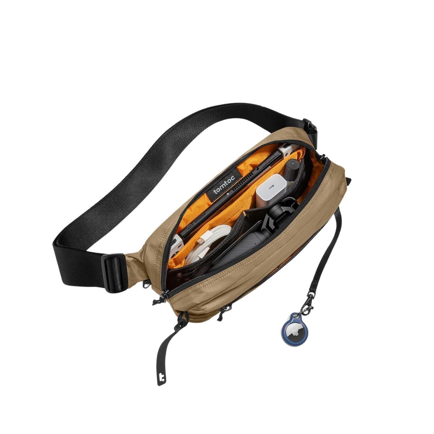 Tomtoc Banano Aviator-T33 2.5L Mediano M - Marrón-7